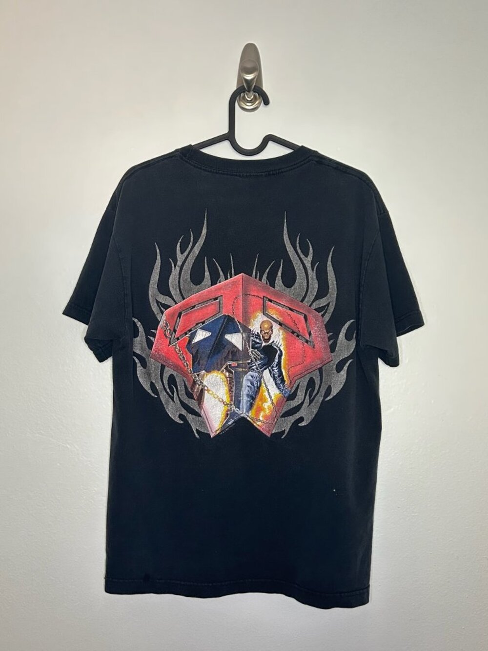 Vintage 2003 Marvel Ghost Rider T-Shirt - Black Size M